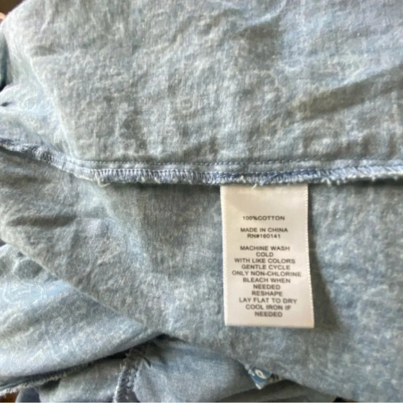 Daily Thread‎ Chambray Bandana Print Maxi Dress Size Small - Picture 6 of 6